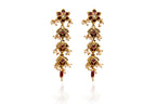Scarlet Moon Drop Earrings