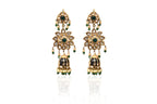 Emerald Polki Jhumka Earrings