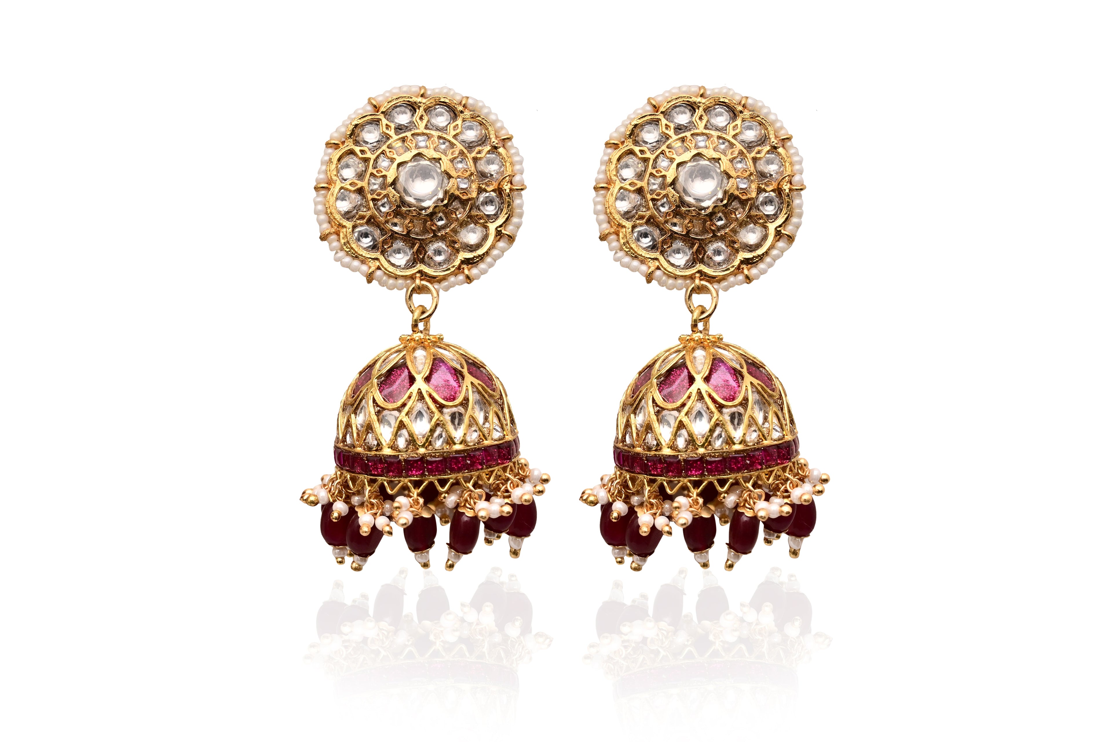 Manikya Polki Bell Jhumka