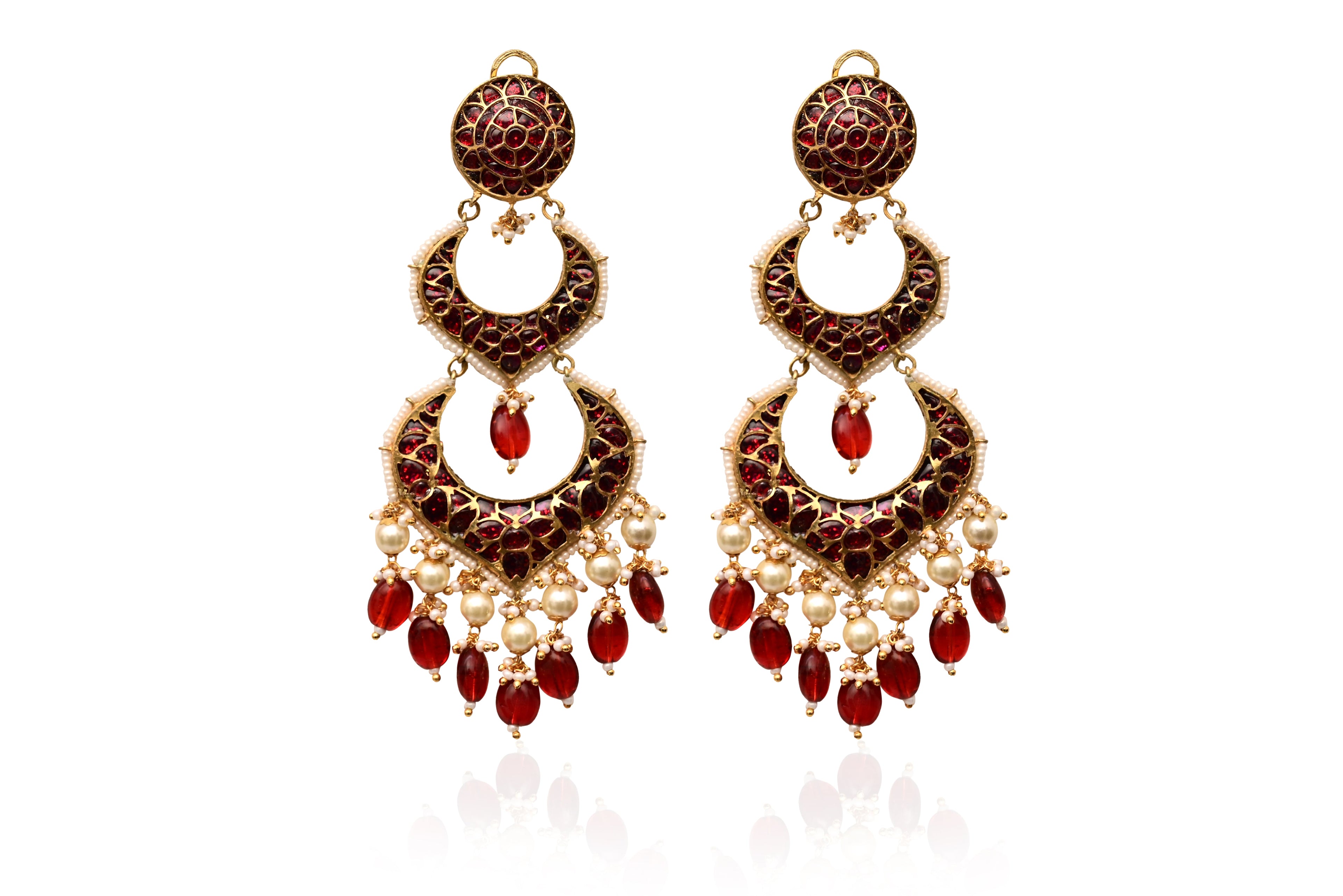 Regal Manak-Moti Chandeliers