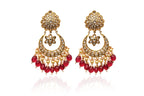 Kundan Ruby Chandbali