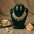 Kundan Choker Earring Set By Fluorite