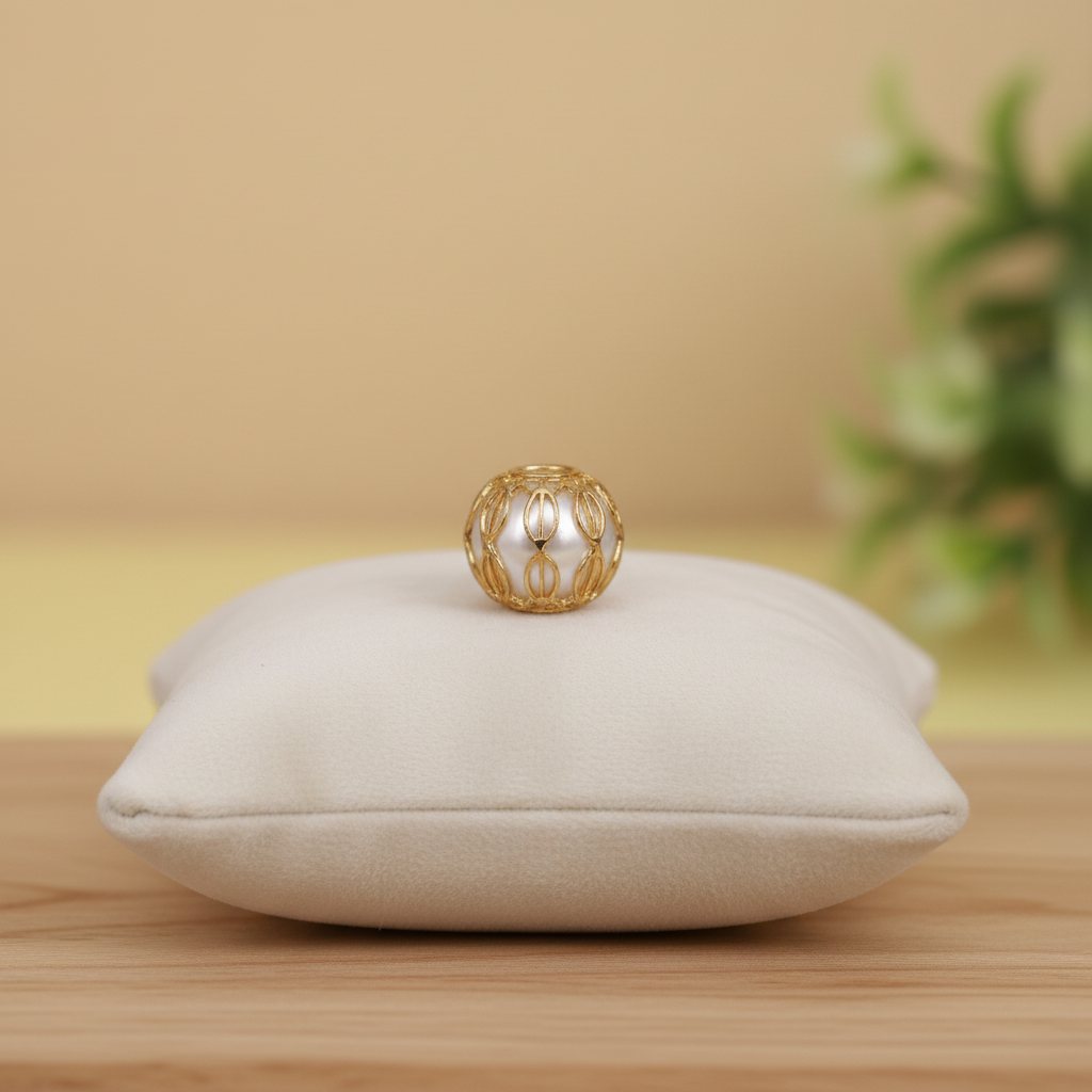 Ornate Pearl Cage Bead