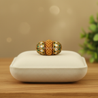 Textured Gold Enamel Barrel
