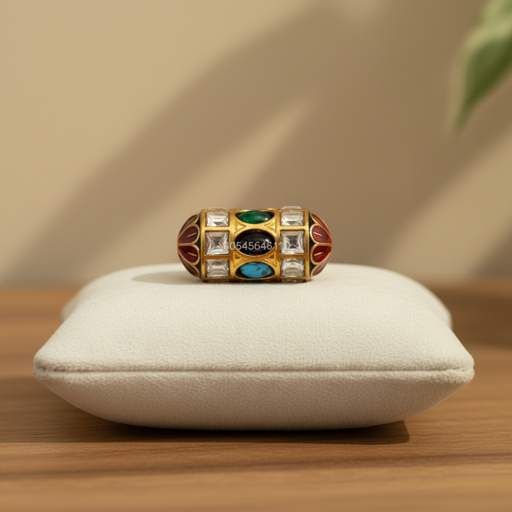 Multicolor Jeweled Barrel