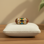 Multicolor Jeweled Barrel