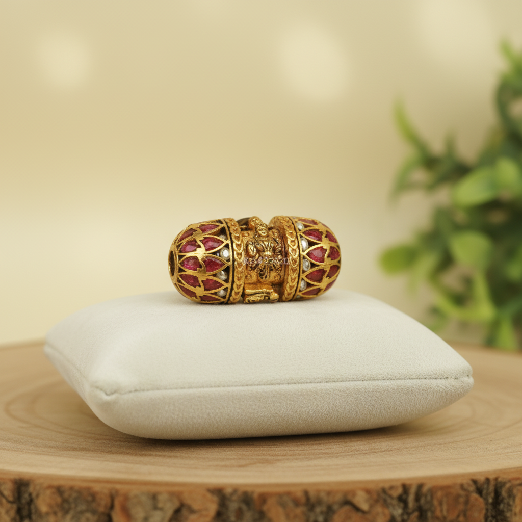 Ganesha Ruby Gold Barrel