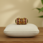 Ganesha Tear-Drop Jeweled Barrel