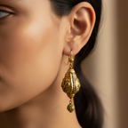 Opulent Gold Drop Earrings