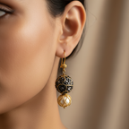 Designer Pearl Drop Earrings
