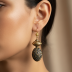 Antique Gold Drop Earrings