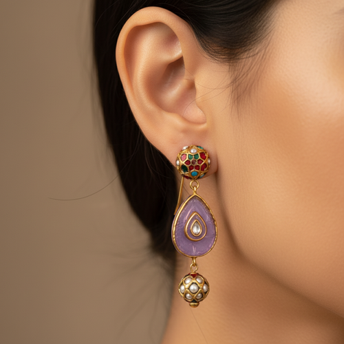 Amethyst Drop Earrings
