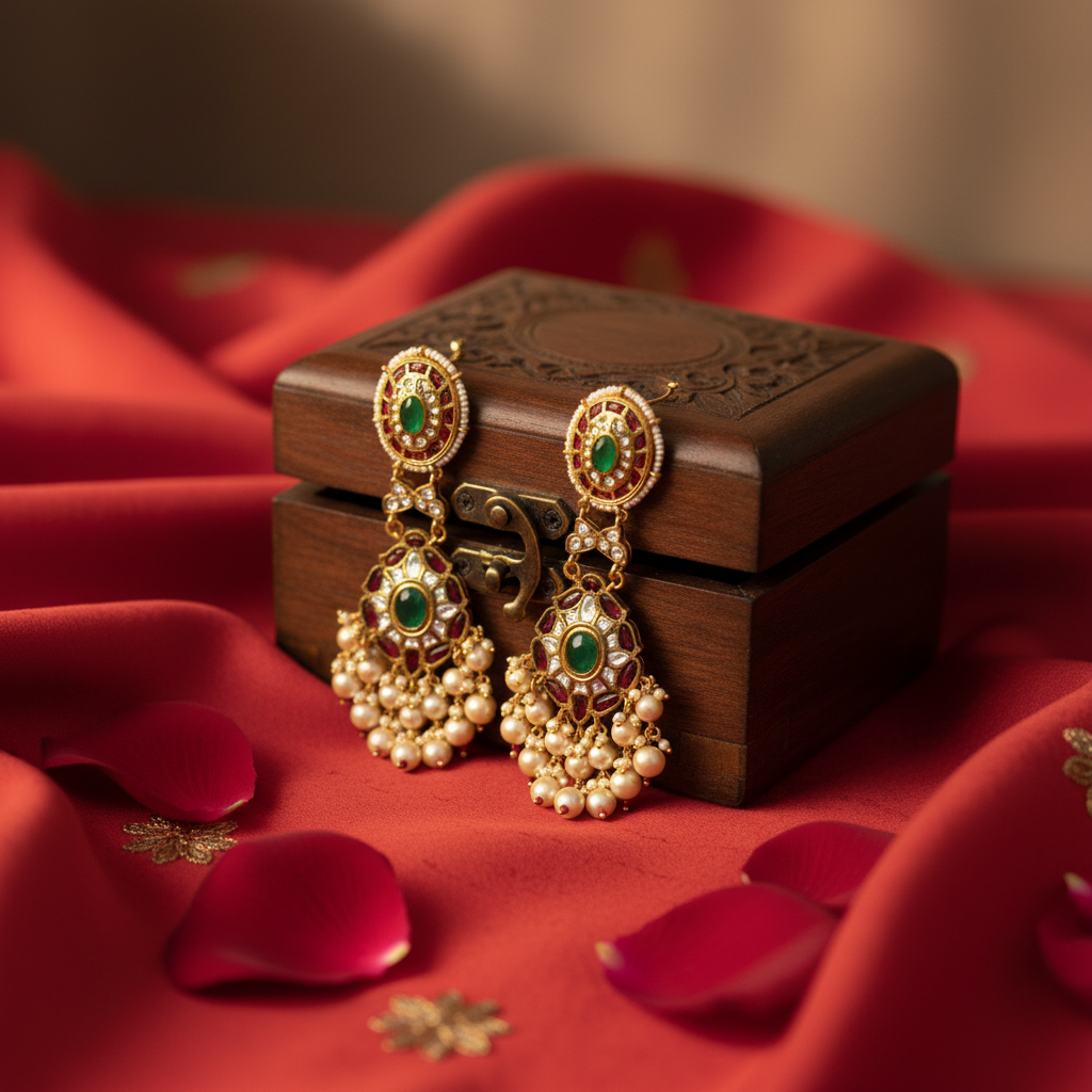 Traditional Pearl Drop Earrings