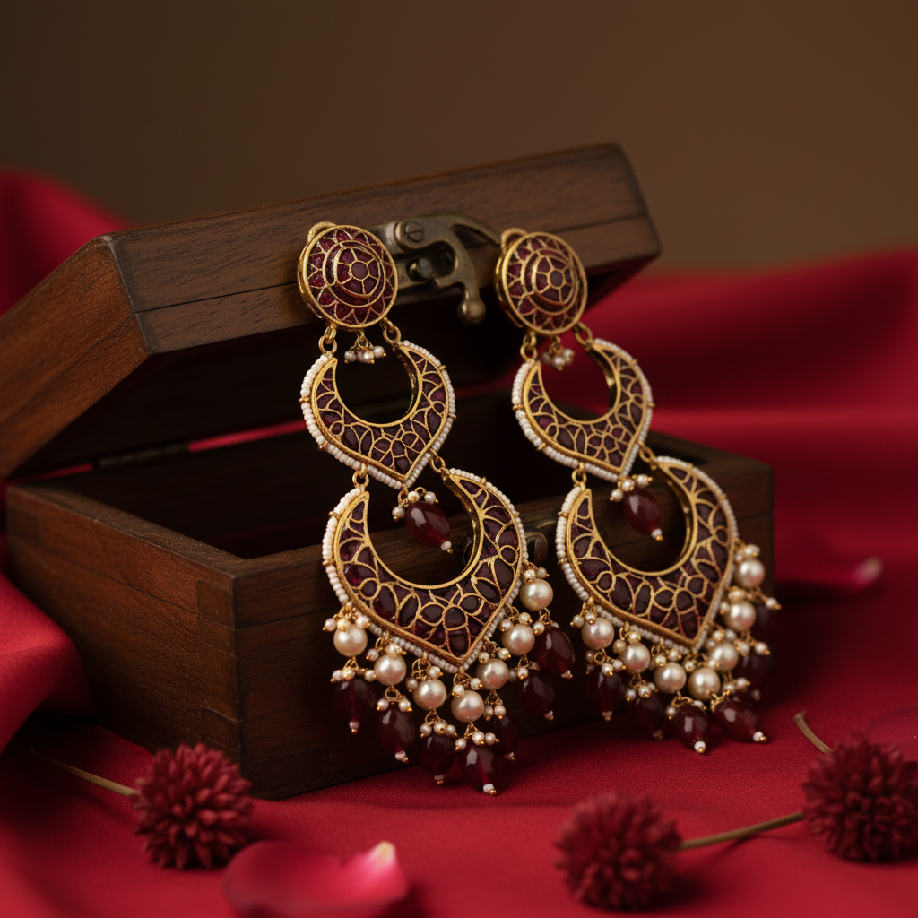 Regal Manak-Moti Chandeliers
