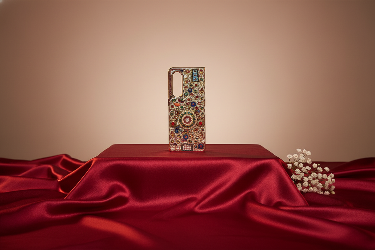 Ornate Jeweled Mobile Cover