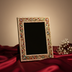 Ornate Gemstone Photo Frame