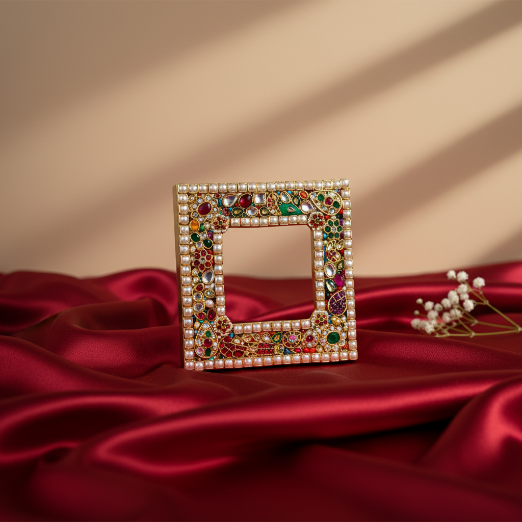 Colorful Gemstone Photo Frame