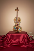 Ornate Jeweled Violin