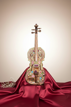 Handcrafted Embellished Violin