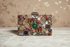 Embellished Jewel Box Clutch
