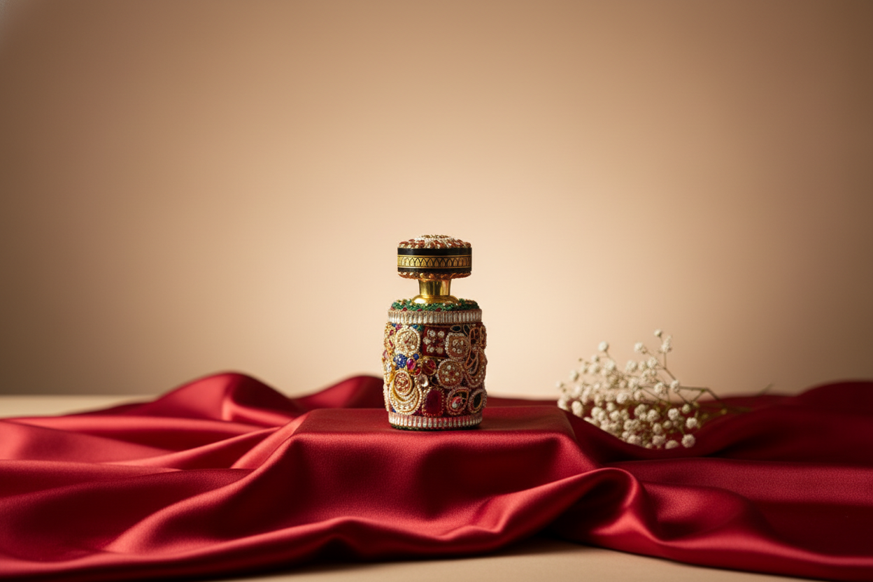 Luxury Jeweled Itar Bottle