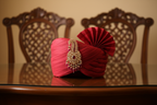 Kalgi with Kundan, Ruby, and Pearls