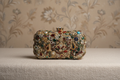 Multi-Gemstone & Pearl Embellished Clutch Bag