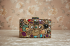 Ornate Gemstone Embellished Clutch