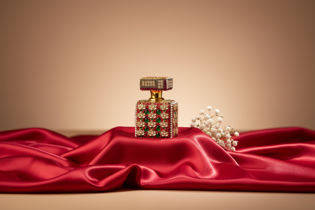 Luxury Embellished Itar Bottle