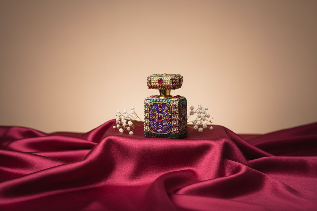 Gem-Embellished Itar Bottle