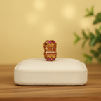 Gold Barrel Design Bead