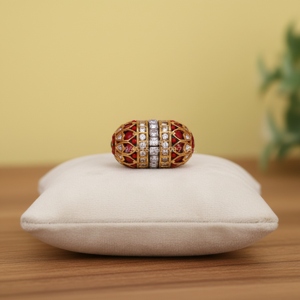 Embellished Barrel Bead