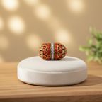 Red Coral Designer Bead