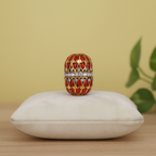 Red Gold Coral Bead