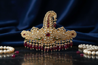 Kalgi with Kundan, Ruby, and Pearls