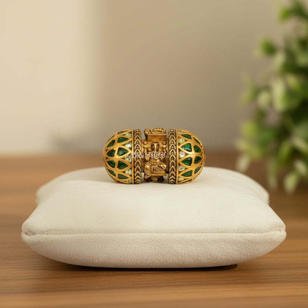 Sacred Ganesha Gold Charm
