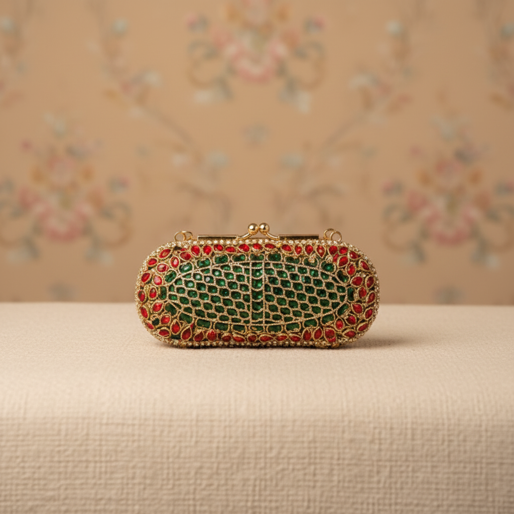 Ornate Oval Clutch