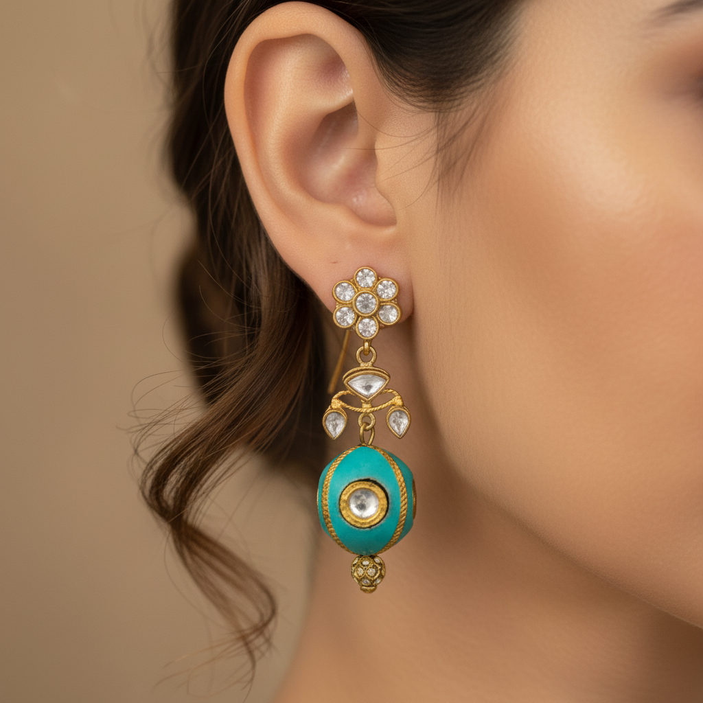 Turquoise Drop Earrings