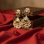 Traditional Pearl Jhumka Earrings