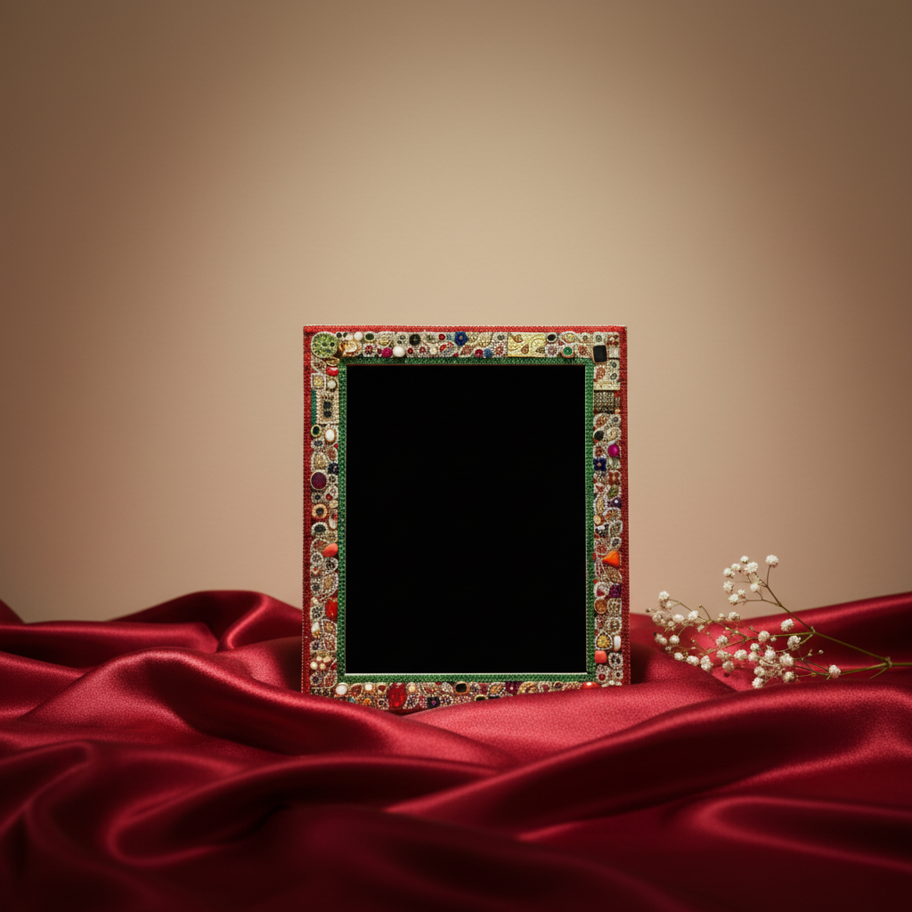 Jeweled Mosaic Photo Frame