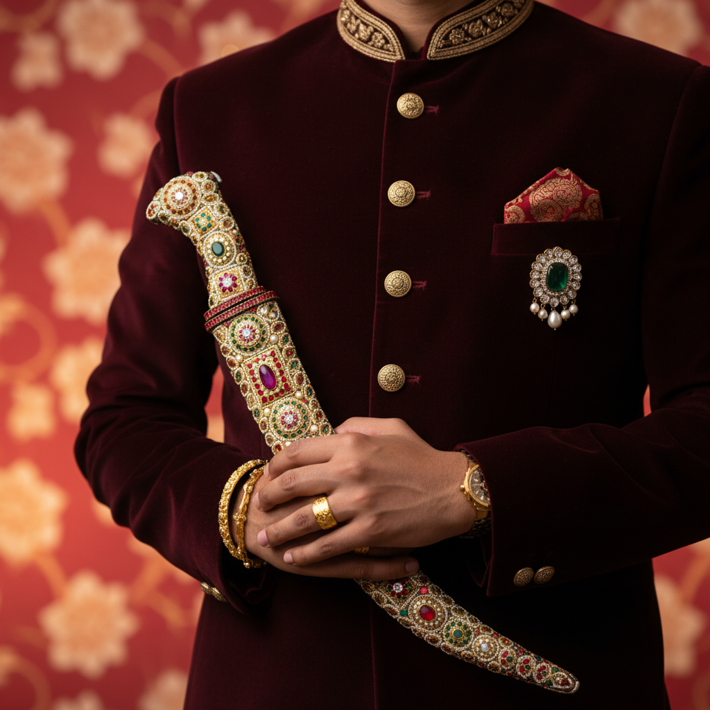 Jeweled Ceremonial Dagger