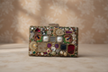 Jewel-Encrusted Gold Clutch