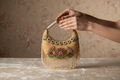 Embellished Vintage Clutch By Fluorite