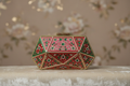 Embellished Gemstone and Pearl Clutch
