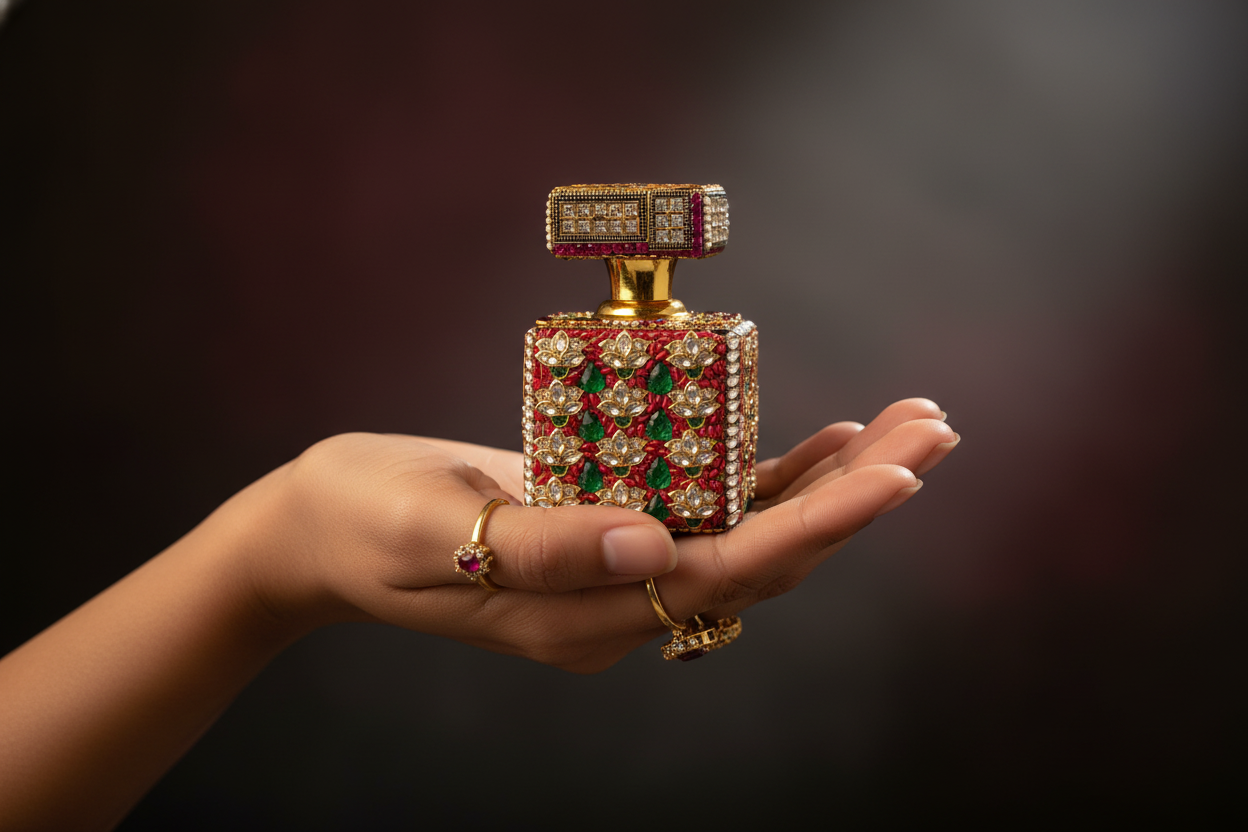 Luxury Embellished Itar Bottle