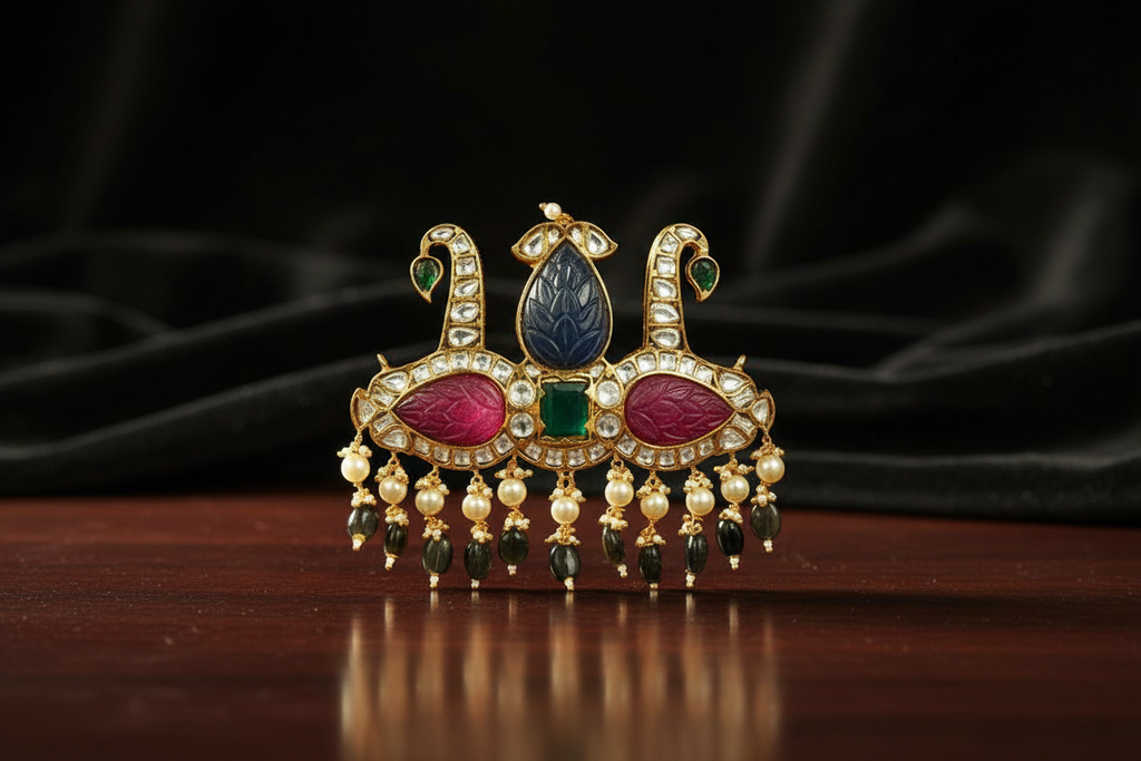 Traditional Kundan & Jeweled Kalgi