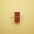 Red Coral Gold Bead