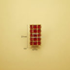 Red Coral Gold Bead