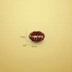 Red Gold Bead