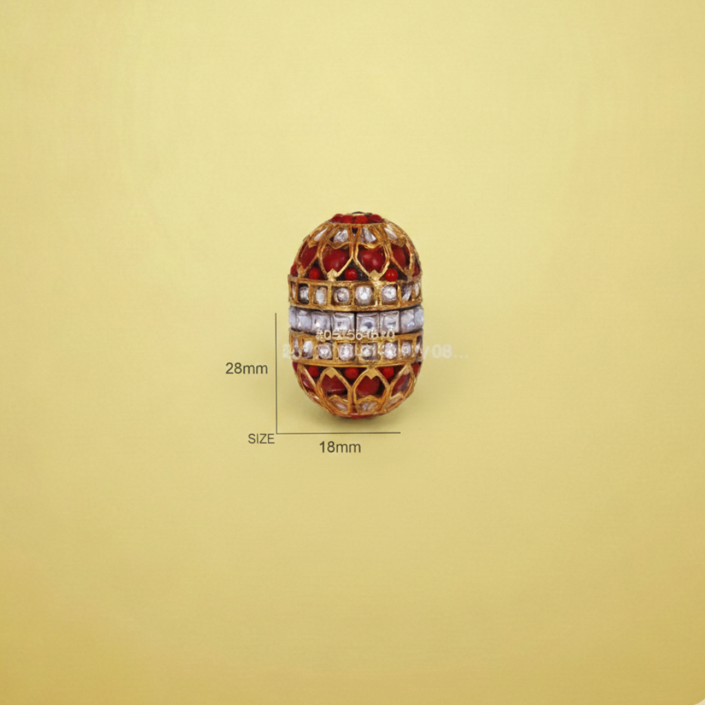 Embellished Barrel Bead